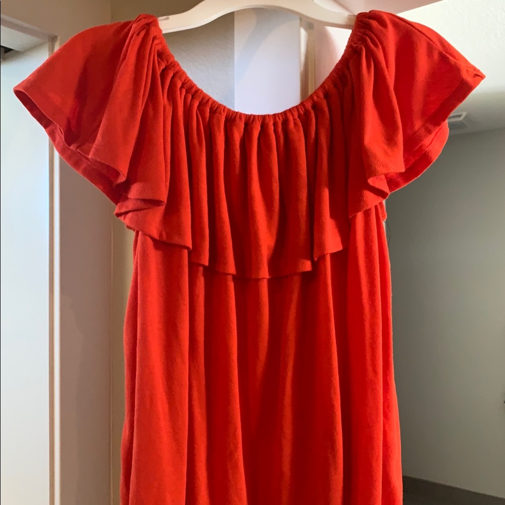 Red cotton top